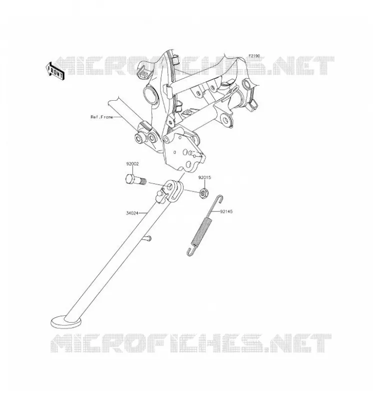 STAND Kawasaki MOTOS 150 2016 D-TRACKER  KLX150HGF