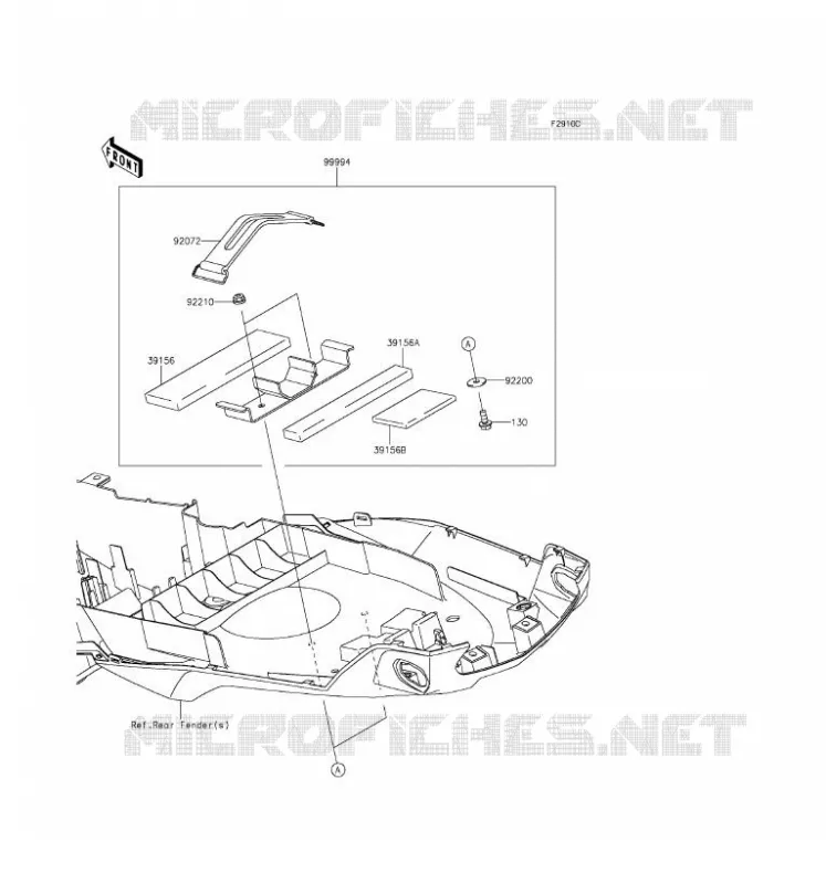 ACCESSORY (SUPPORT ANTIVOL U) Kawasaki MOTOS 1000 2016 VERSYS 1000  KLZ1000BGF