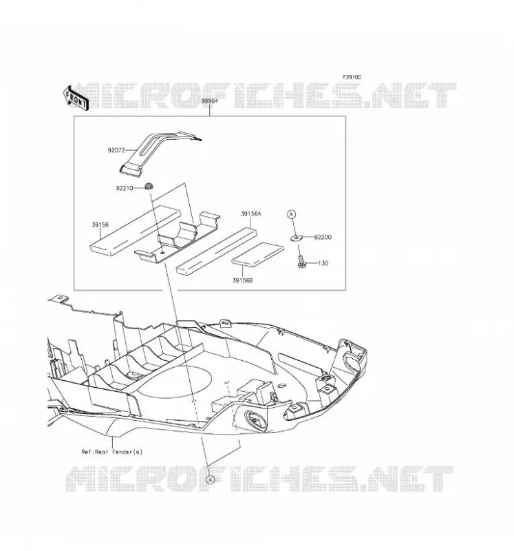 ACCESSORY (SUPPORT ANTIVOL U) Kawasaki MOTOS 1000 2016 VERSYS 1000  KLZ1000BGF
