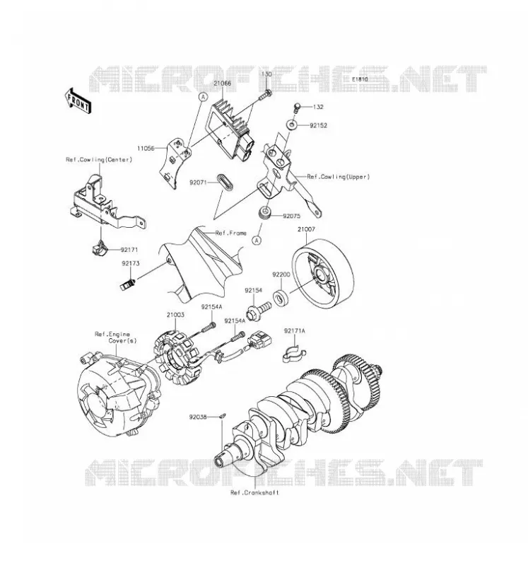 GENERATOR Kawasaki MOTOS 1000 2016 VERSYS 1000  KLZ1000BGF