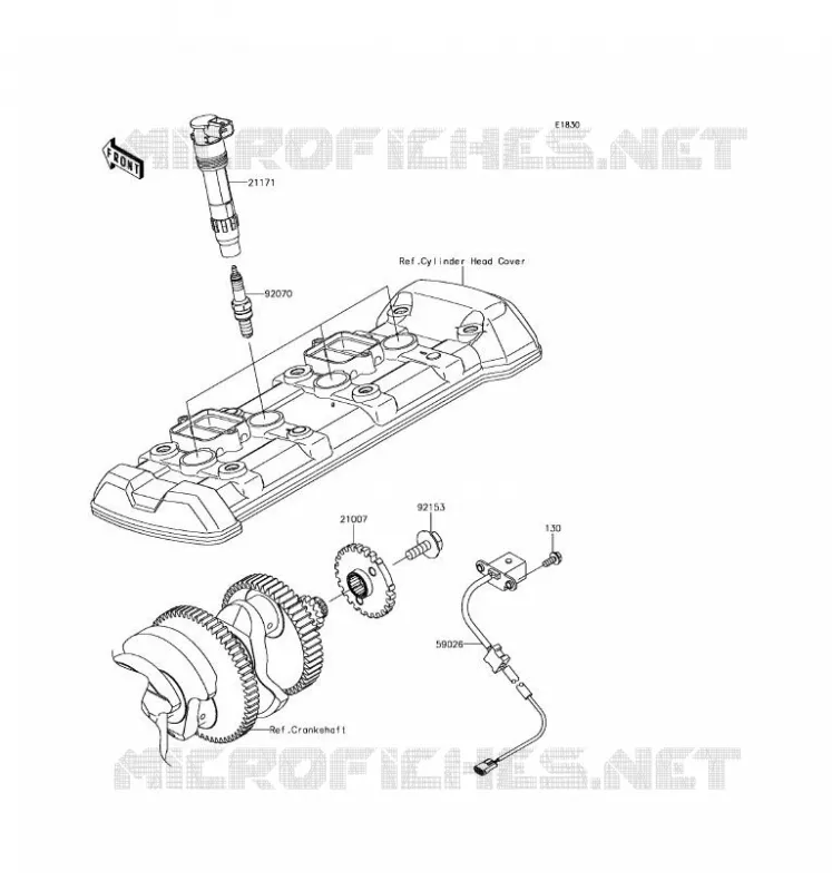 IGNITION SYSTEM Kawasaki MOTOS 1000 2017 VERSYS 1000  KLZ1000BHF