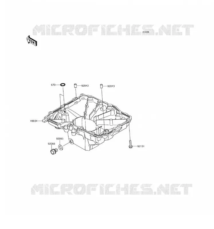 OIL PAN Kawasaki MOTOS 1000 2017 VERSYS 1000  KLZ1000BHF