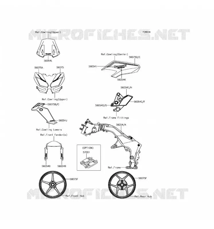 STICKER (NOIR) Kawasaki MOTOS 1000 2017 VERSYS 1000  KLZ1000BHF