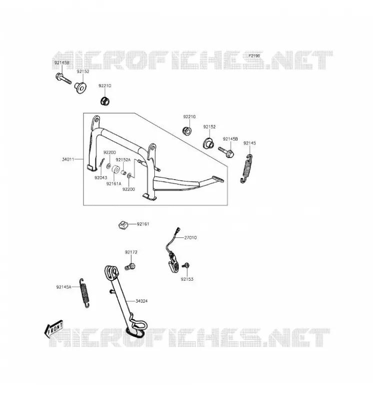 STAND Kawasaki SCOOTER 300 2016 J300 ABS  SC300BGF