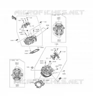 CYLINDER HEAD voor Kawasaki VULCAN 1700 VOYAGER ABS 2016