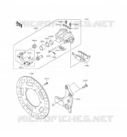 REAR BRAKE voor Kawasaki VULCAN 1700 VOYAGER ABS 2016
