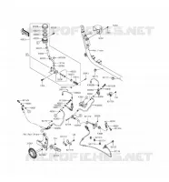 REAR MASTER CYLINDER voor Kawasaki VULCAN 1700 VOYAGER ABS 2016