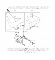 SEAT voor Kawasaki VULCAN 1700 VOYAGER ABS 2016