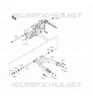 SWINGARM voor Kawasaki VULCAN 1700 VOYAGER ABS 2016