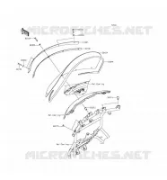 WINDSHIELD voor Kawasaki VULCAN 1700 VOYAGER ABS 2016