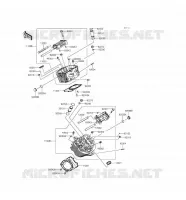 CYLINDER HEAD voor Kawasaki VULCAN 900 CLASSIC 2016