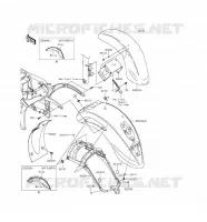 FENDER voor Kawasaki VULCAN 900 CLASSIC 2016