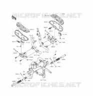 FOOTREST voor Kawasaki VULCAN 900 CLASSIC 2016