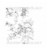 FRAME PARTS (COUVERTURE) voor Kawasaki VULCAN 900 CLASSIC 2016
