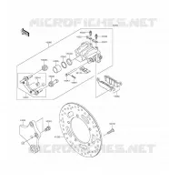 REAR BRAKE voor Kawasaki VULCAN 900 CLASSIC 2016
