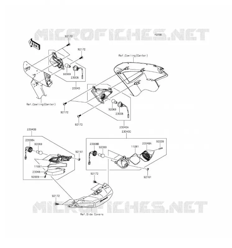 INDICATORS Kawasaki MOTOS 1400 2016 CONCOURS 14 ABS  ZG1400EGF
