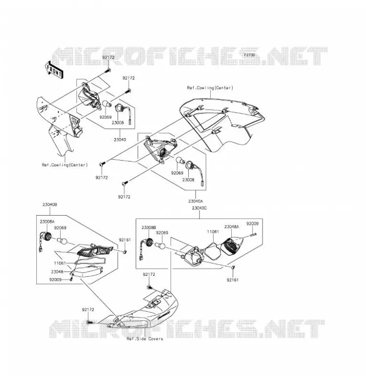 INDICATORS Kawasaki MOTOS 1400 2017 CONCOURS 14 ABS  ZG1400EHF