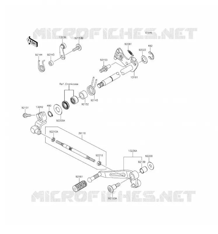 SHIFT Kawasaki MOTOS 1000 2016 Z1000 ABS  ZR1000GGF