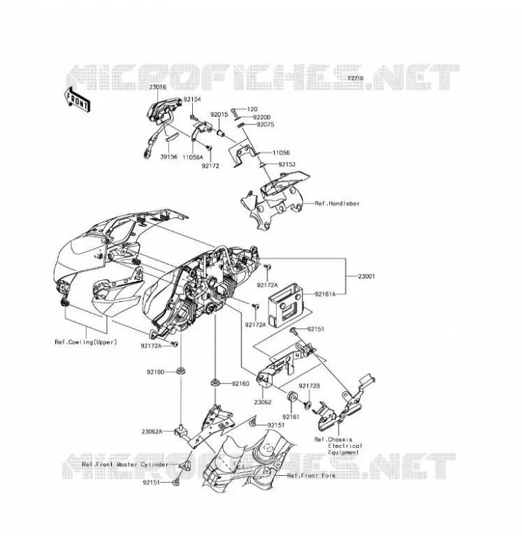 LENS(S) Kawasaki MOTOS 1000 2017 Z1000  ZR1000HHF