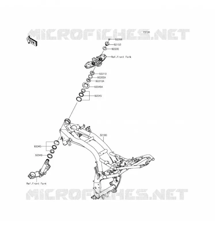 CHASSIS Kawasaki MOTOS 800 2016 Z800  ZR800AGF