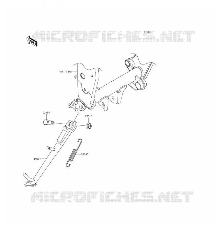 STAND Kawasaki MOTOS 800 2016 Z800 ABS  ZR800DGF