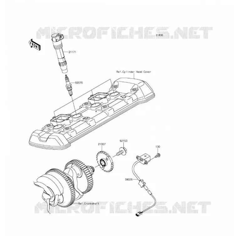 IGNITION SYSTEM Kawasaki MOTOS 1000 2016 Z1000SX  ZX1000LGF