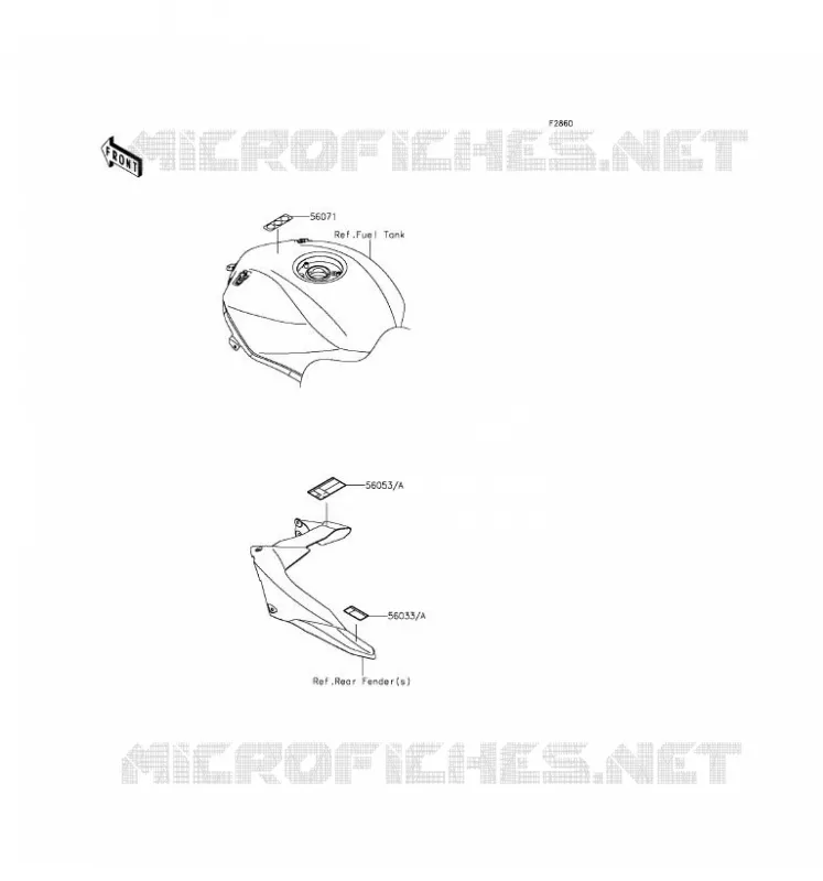 LABELS Kawasaki MOTOS 1000 2016 NINJA H2  ZX1000NGF