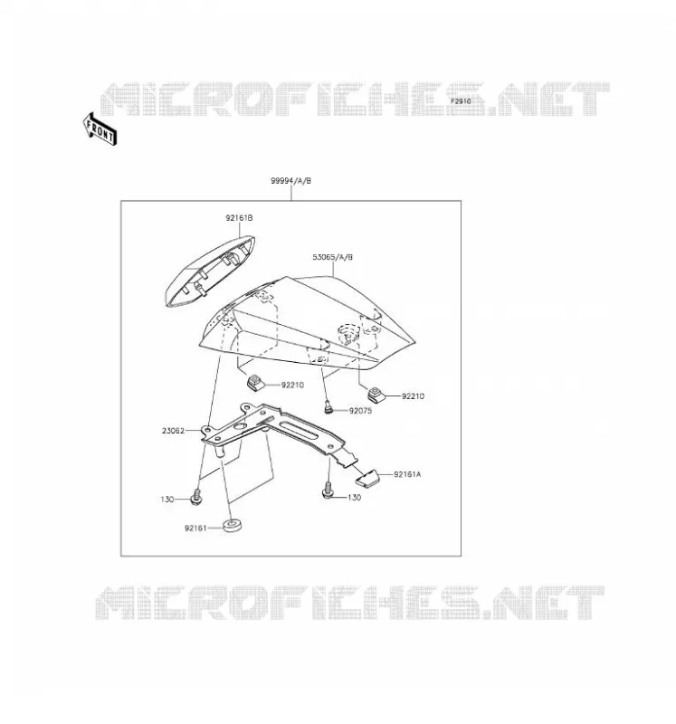 ACCESSORY (COUVRE SELLE) Kawasaki MOTOS 1000 2016 NINJA ZX-10R ABS  ZX1000SGF