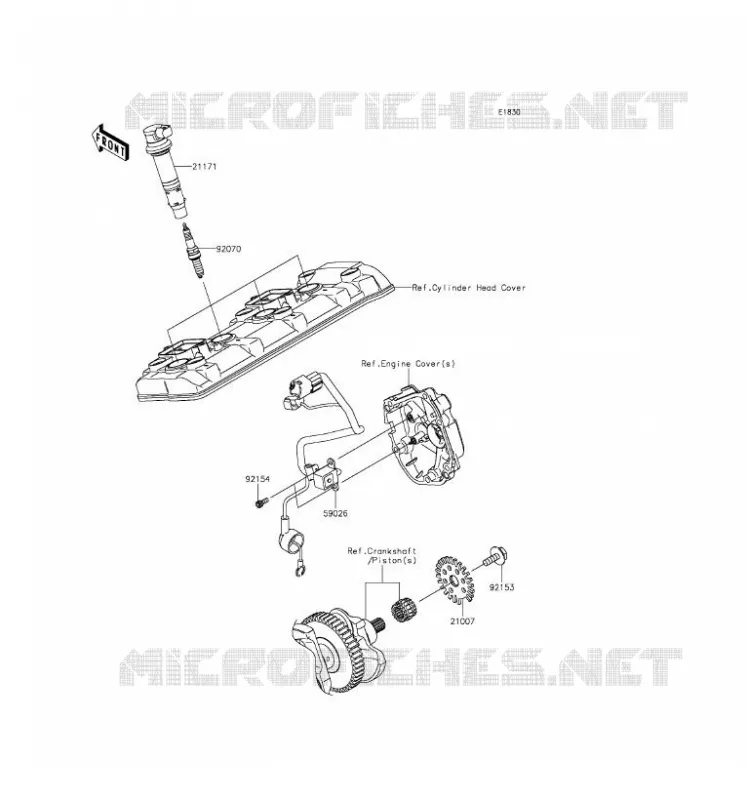 IGNITION SYSTEM Kawasaki MOTOS 1000 2016 NINJA ZX-10R ABS  ZX1000SGF