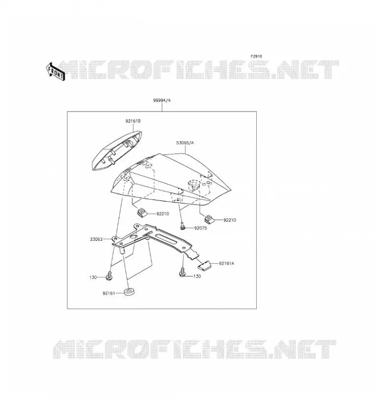 ACCESSORY (COUVRE SELLE) Kawasaki MOTOS 1000 2016 NINJA ZX-10R ABS  ZX1000SGFA
