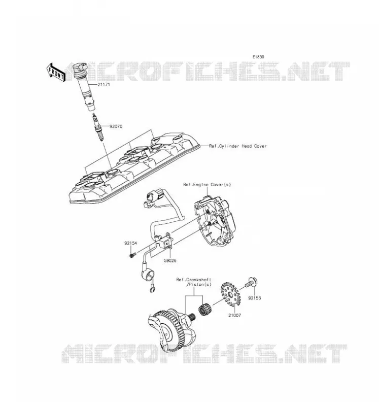 IGNITION SYSTEM Kawasaki MOTOS 1000 2016 NINJA ZX-10R ABS  ZX1000SGFB