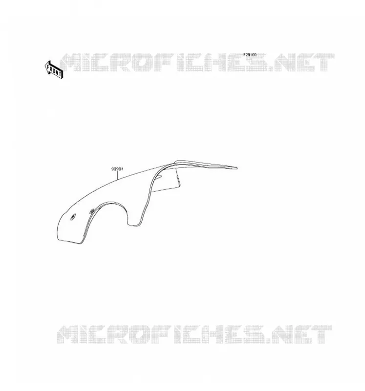 ACCESSORY(PARE-BRISE) Kawasaki MOTOS 1000 2017 Z1000SX  ZX1000WHF