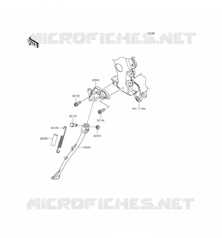 STAND Kawasaki MOTOS 1400 2016 NINJA ZX-14R ABS  ZX1400JGF