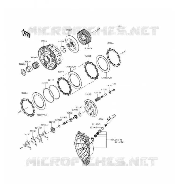 CLUTCH Kawasaki MOTOS 600 2016 NINJA ZX-6R  ZX600RGF