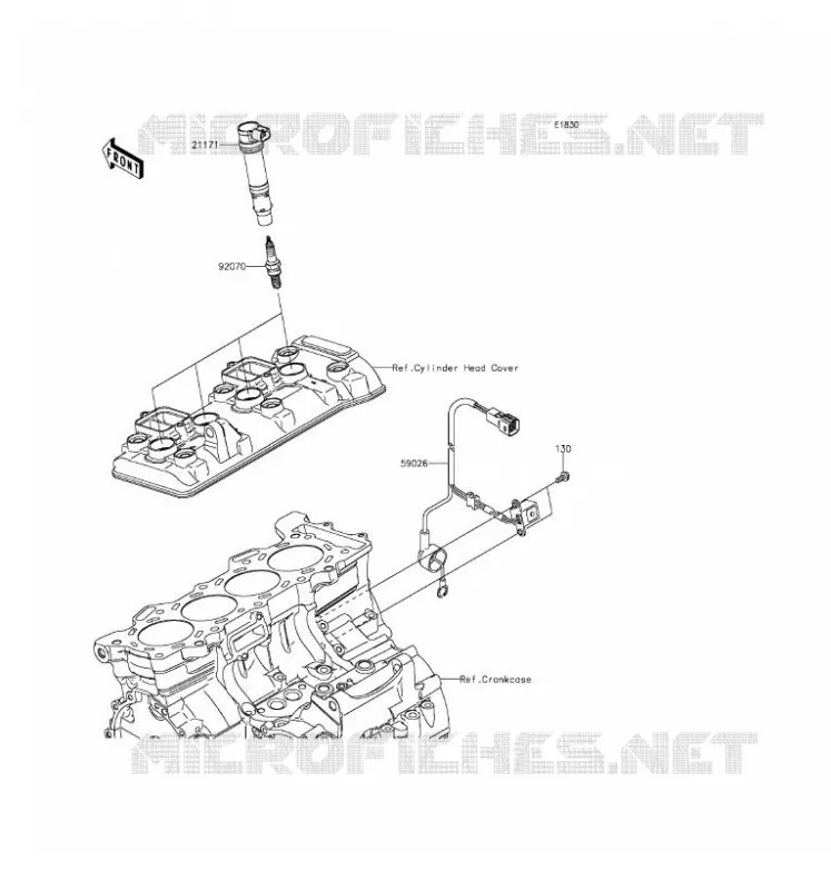 IGNITION SYSTEM Kawasaki MOTOS 600 2016 NINJA ZX-6R  ZX600RGF