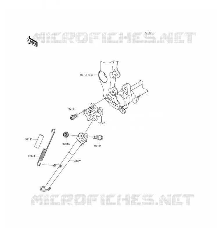 STAND Kawasaki MOTOS 636 2016 NINJA ZX-6R  ZX636EGF