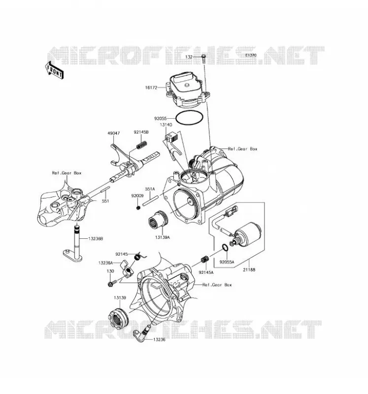 SHIFT Kawasaki SSV 1000 2017 MULE PRO-DXT  KAF1000BHF
