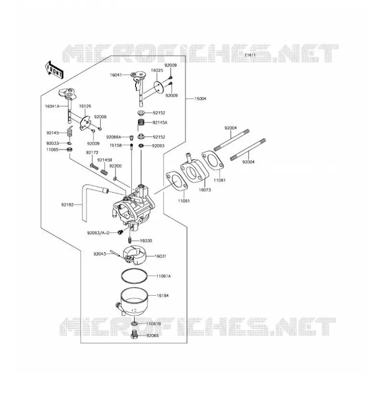 CARBURETOR Kawasaki SSV 400 2017 MULE SX  KAF400MHS