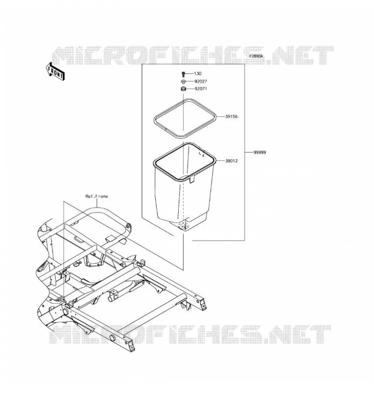 OPTION PARTS(CADRE) Kawasaki SSV 400 2017 MULE SX  KAF400NHS
