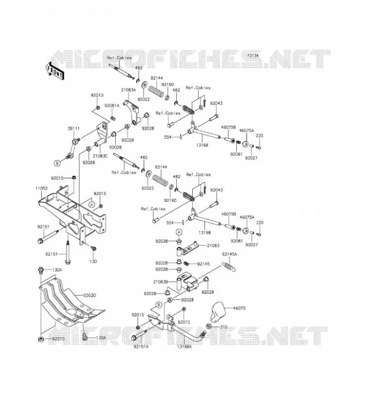 GEAR SHAFT Kawasaki SSV 620 2017 MULE 4010 4X4  KAF620MHF