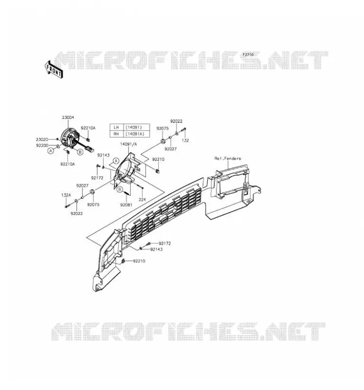 LENS(S) Kawasaki SSV 620 2017 MULE 4010 4X4  KAF620THF