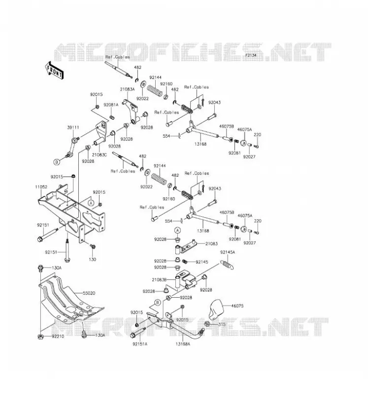 GEAR SHAFT Kawasaki SSV 620 2017 MULE 4010 TRANS 4X4  KAF620VHF