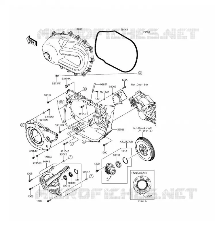 CONVERTER COVER Kawasaki SSV 820 2017 MULE PRO-FX  KAF820HHF