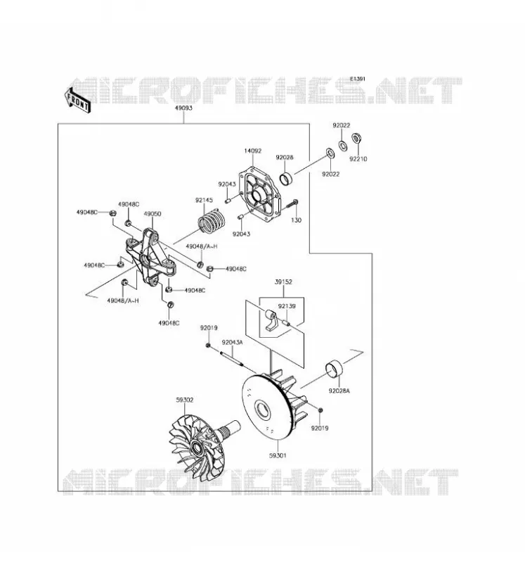 DRIVE CONVERTER Kawasaki SSV 800 2016 TERYX LE  KRF800GGF