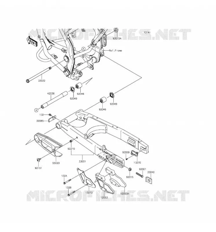 SWINGARM Kawasaki TOUT-TERRAIN 140 2017 KLX140L  KLX140BHF