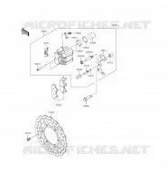 FRONT BRAKE voor Kawasaki KLX140G 2017