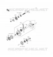 CRANKSHAFT voor Kawasaki KLX450R 2016