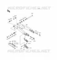 SWINGARM voor Kawasaki KLX450R 2016
