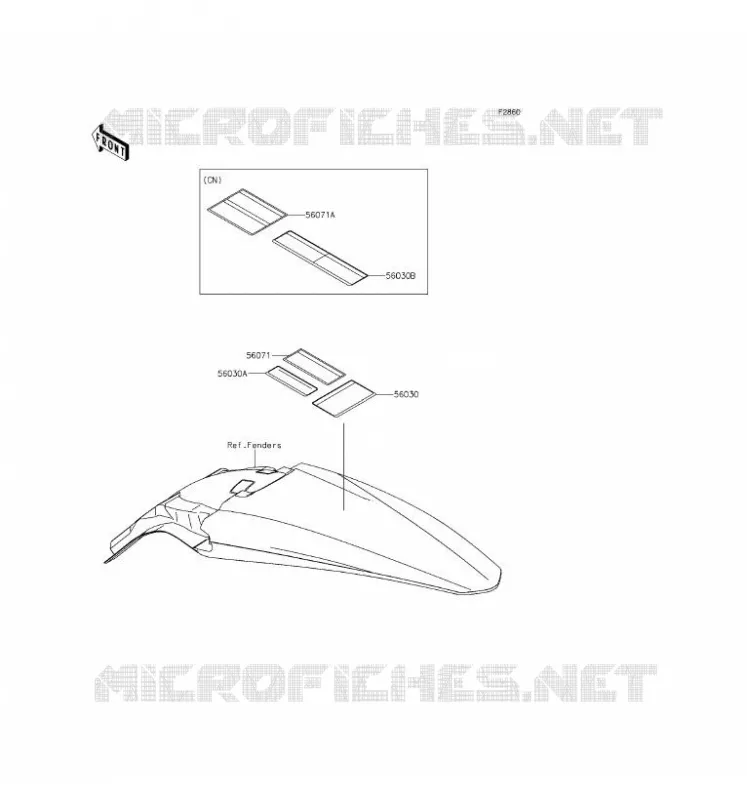 LABELS Kawasaki TOUT-TERRAIN 450 2017 KX450F  KX450HHF