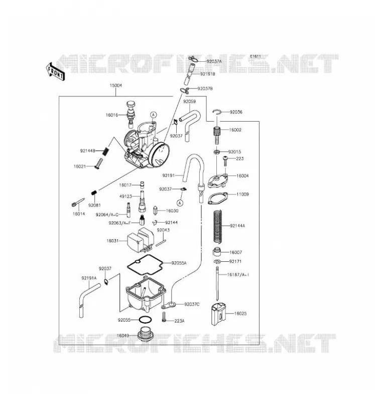 CARBURETOR Kawasaki TOUT-TERRAIN 85 2017 KX85 II  KX85DHF